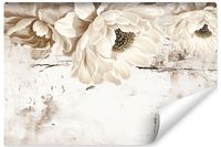 Fototapeta KWIATY Abstrakcja Mur Beton Styl Vintage 90cm x 60cm