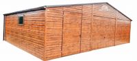 GARAŻ BLASZANY 9m x 7m dwuspad 2x Brama uchylna + 2x drzwi 9x7 GB244