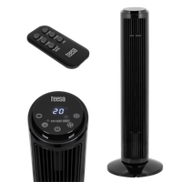 Wentylator kolumnowy wiatrak stojący podłogowy cichy timer pilot Teesa