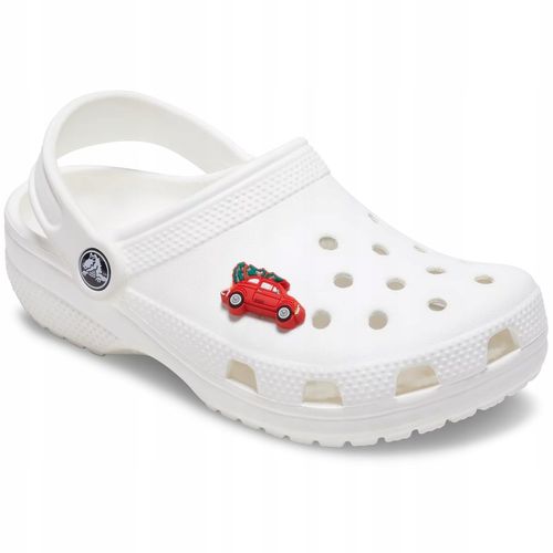 Crocs Jibbitz Przypinka Ozdoba Pin Do Butów Red Car with Christmas Tree na Arena.pl