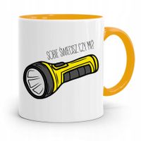 Kubek Żółty Dzień Ojca Dla Taty Sobie Świecisz? Z Nadrukiem Ze Zdjęciem