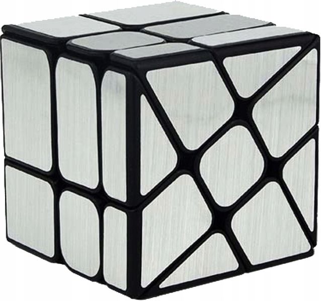 ORYGINALNA KOSTKA RUBIKA Mirror Wind Silver 3x3x3 zdjęcie 4