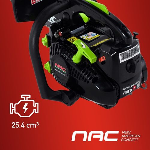 PIŁA SPALINOWA PILARKA ŁAŃCUCHOWA GAŁĘZIÓWKA NAC 25,4CC 25CM LEKKA na Arena.pl