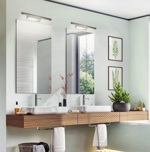 Forte LED 3 kinkiet 7W LED rurka trójkątna z wyłącznikiem satyna na Arena.pl