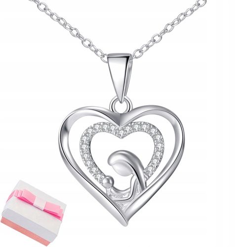 Srebrny łańcuszek komunijny naszyjnik medalik na komunię dla dziewczynki na Arena.pl