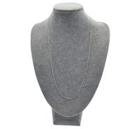 Łańcuszek srebrny damski 925 anker diamentowany 50 cm