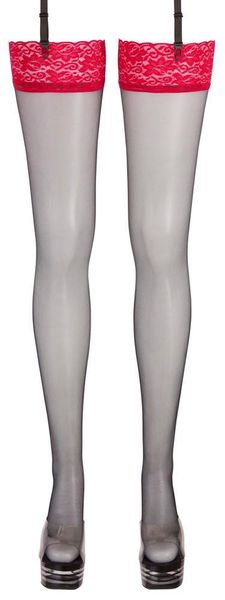stockings black/red 6 zdjęcie 6