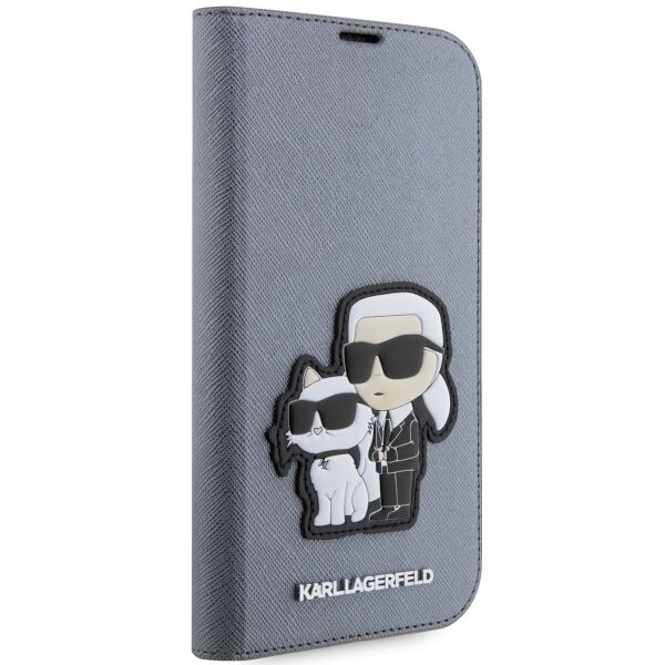 Etui Karl Lagerfeld do iPhone 14 Pro, Srebrny zdjęcie 5