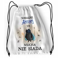 Plecak Dla Antoniego Sportowy Szkolny Worek Torba Z Nadrukiem Ze Zdjęciem