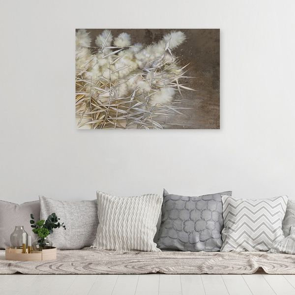Emaga Obraz na płótnie, Trzcina trawa boho - 60x40 zdjęcie 2