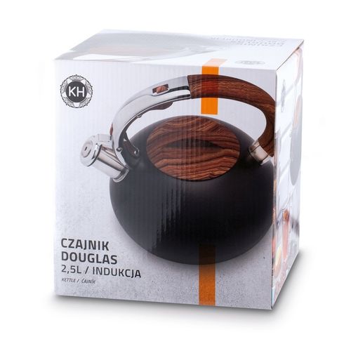 Energooszczędny CZAJNIK INDUKCJA z GWIZDKIEM czajnik NA GAZ 2,5L Douglas na Arena.pl