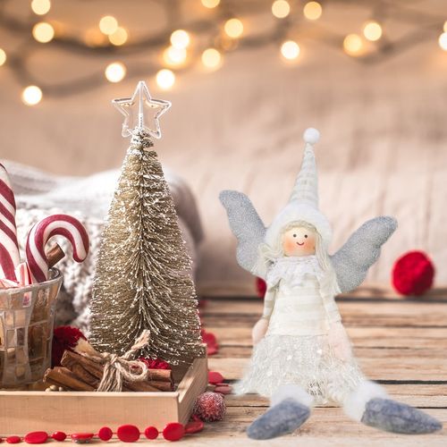 ANIOŁ ŚWIĄTECZNY BOŻE NARODZENIE siedzący 38 cm Z PLUSZU ASN03B na Arena.pl