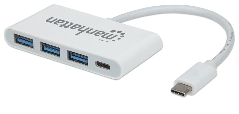3-Portowy Hub USB-C 3.1 Gen1 3x USB-A z Portem USB-C PD zdjęcie 1