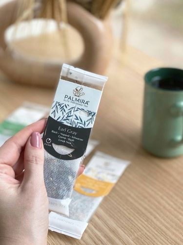 Herbata czarna liściasta Earl gray olej bergamotki Deluxe Palmira 15 saszet na Arena.pl