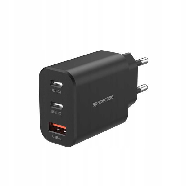 Spacecase Usb Charger 30W Gan Sc003B Black zdjęcie 10