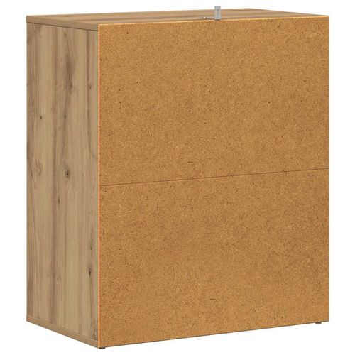 Szafka na buty, dąb artisan 32x35x70 cm materiał drewnopochodny na Arena.pl