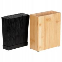 Stojak na noże Artemis 23 cm brązowy drewno