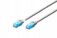 Patchcord DIGITUS UTP kat. 5e 2,5m PVC szary