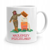Kubek Prezent Dla Pszczelarza Najlepszy Pszczelarz Z Nadrukiem Ze Zdjęciem