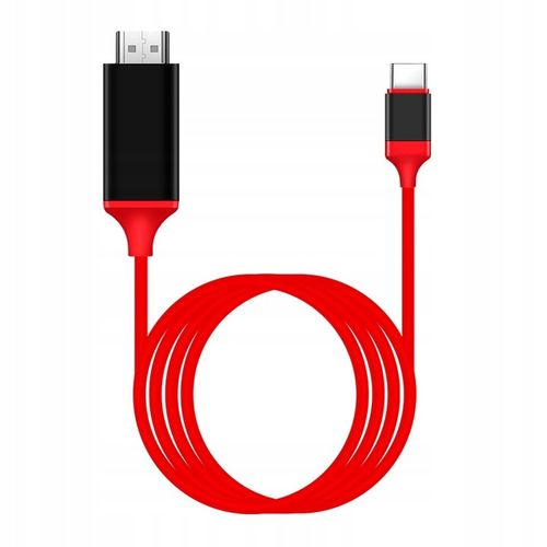 KABEL HDMI USB-C 3.1 TYP C KABEL ADAPTER MHL 2m 4K dla SMARTFONA na Arena.pl