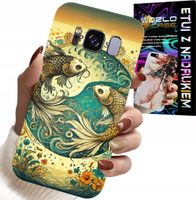 ETUI DO SAMSUNG GALAXY S8 - ZNAK ZODIAKU, RYBA ASTRONOMIA + FOLIA