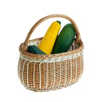 Wiklinowy Kosz na Zakupy 35x25 H22/36 cm