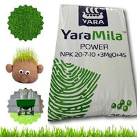 YARA MILA NAWÓZ DO TRAWNIKA 25kg z AZOTEM NPK 20-7-10+Mg +S