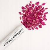 Konfetti tuba konfetti kwiatowe biodegradowalne naturalne piwonia 60 cm