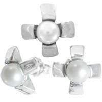 SREBRNY KOMPLET Z PERŁAMI SREBRO PRÓBY 925