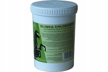 Glinka chłodząca łagodząca mineralna z arniką dla koni XXL 1,5 kg SKUTECZNA na Arena.pl