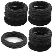 gumki Duży Zestaw frotki mocne do włosów 20 sztuk  KR14_Czarny