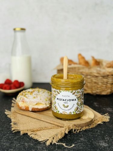 Pasta pistacjowa 250 g - Naturalna, 100% pistacji, krem pistacjowy na Arena.pl