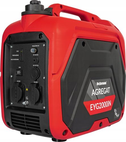 AGREGAT PRĄDOTWÓRCZY GENERATOR PRĄDU INWERTOROWY NA BENZYNĘ CICHY 2KW na Arena.pl