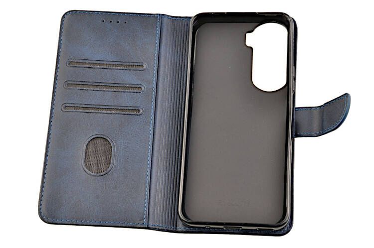 Etui portfel Wallet do Honor 90 Lite granatowy zdjęcie 4