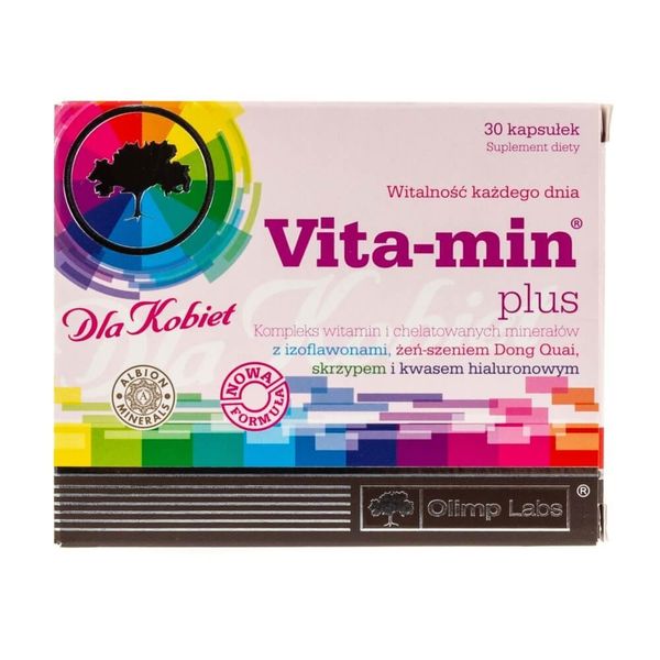 Olimp vita. Vita-min Plus 30 капс Olimp. Olimp Vitamin Plus for women.
