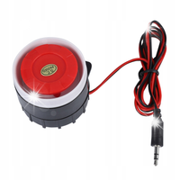 SYRENA ALARMOWA PIEZO BARDZO GŁOŚNA 120DB METALOWA STOPKA 12V