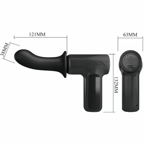 pretty love dj doctor masażer 5 trybow czarny usb-c silikon na Arena.pl