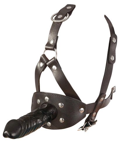 LeatherHead harness with Dildo na Arena.pl