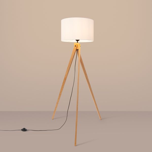 Lampa podłogowa NATT biała zdjęcie 3