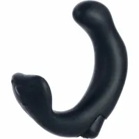 calexotics p-rock - silikonowy masażer stref intymnych 20 cm czarny