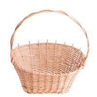 Wiklinowy kosz prezentowy kosz na owoce owalny 30x18 H10/20/37 cm uniwersalny