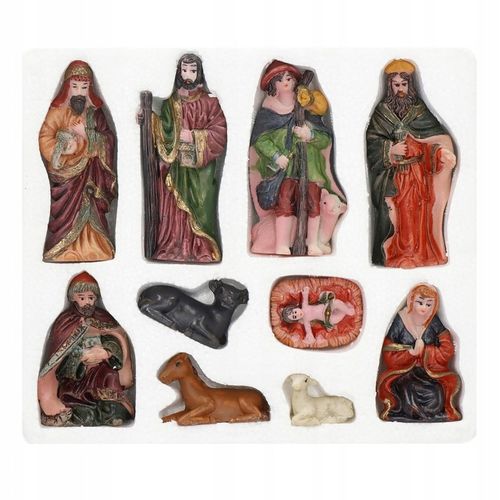 FIGURY DO SZOPKI BOŻONARODZENIOWEJ 10 CM KOMPLET 10 FIGUR + GRATIS! na Arena.pl