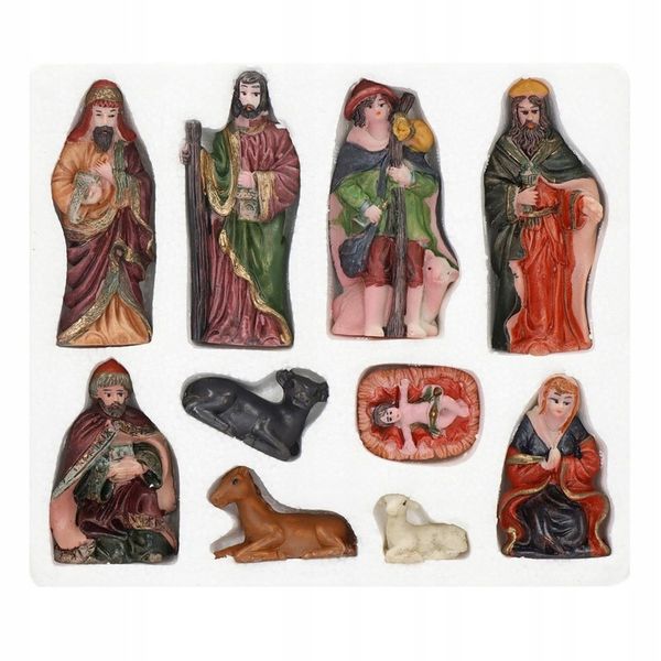 FIGURY DO SZOPKI BOŻONARODZENIOWEJ 10 CM KOMPLET 10 FIGUR + GRATIS! zdjęcie 4