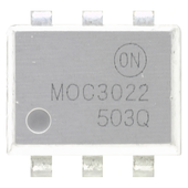 MOC3022 optotriak transoptor 10mA DIP6 biały