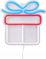 ŚWIĄTECZNY NEON LED Z TWORZYWA SZTUCZNE 23 X 22 CM ZASILANIE USB