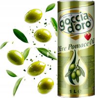 OLIWA Z WYTŁOCZYN OLIWEK 1l Goccia d'oro Oliwa Pomace Sansa