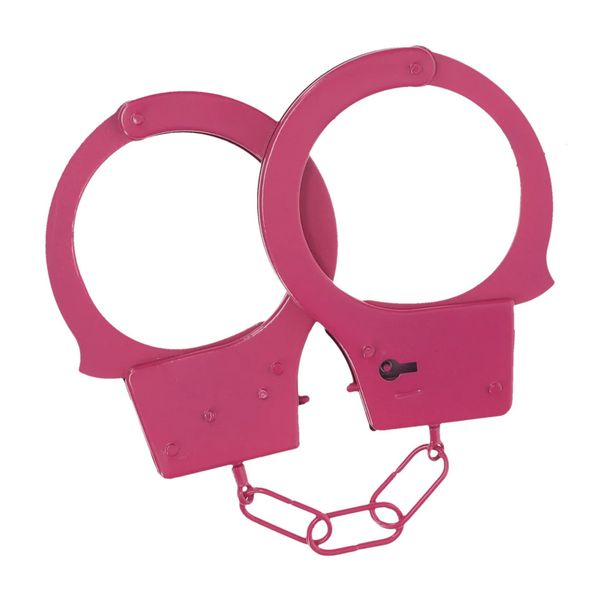 Classic Metal Handcuffs - Pink zdjęcie 3