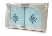 Komplet 2 ręczników Gift 50 70 Greno aqua w5