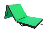 Materac gimnastyczny składany UNDERFIT 180 x 60 x 6 cm miękki zielony