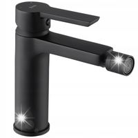 Bateria bidetowa stojąca REA ARGUS CZARNA BLACK MATT